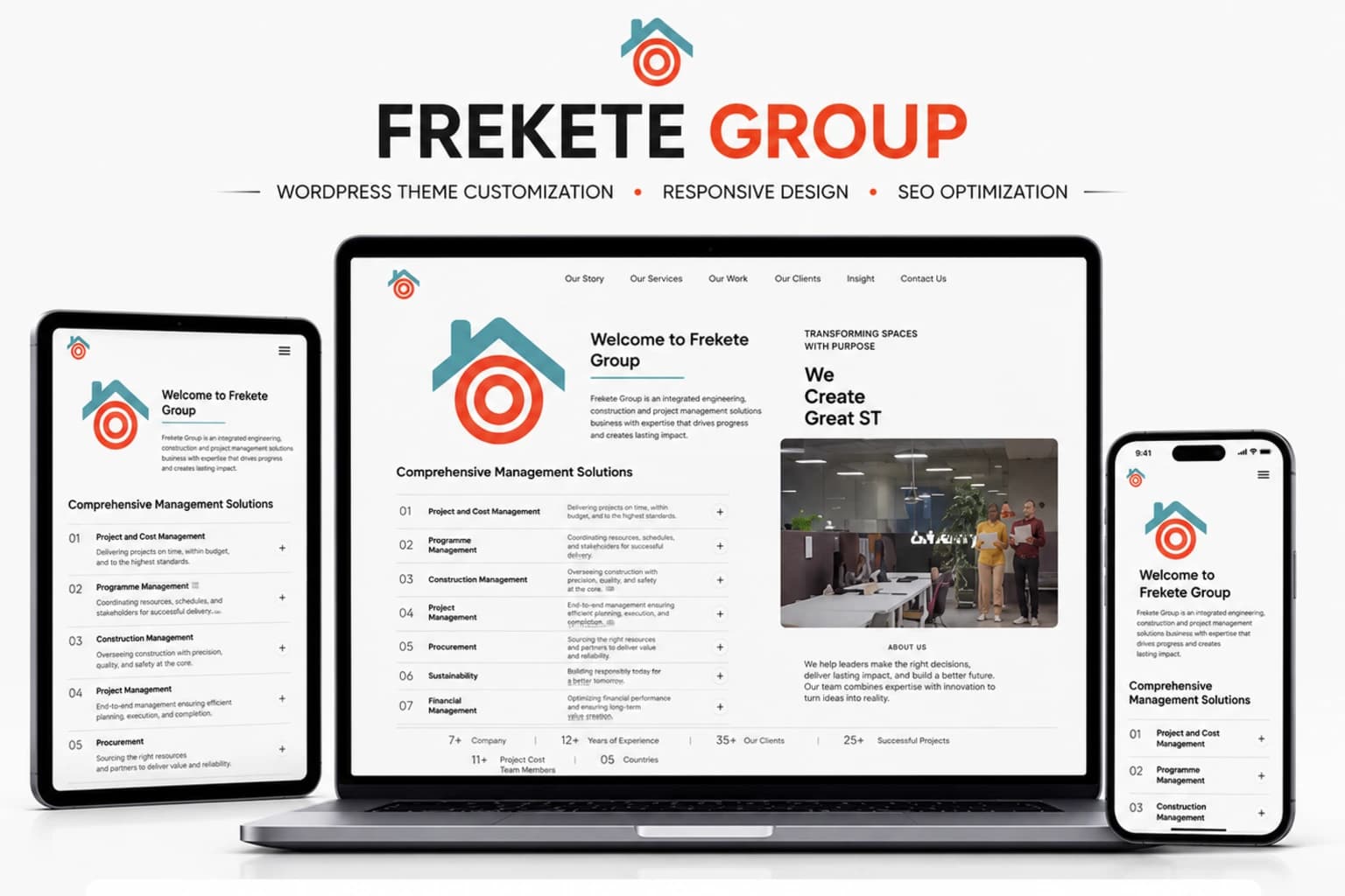 Frekete Group — Corporate Business Website